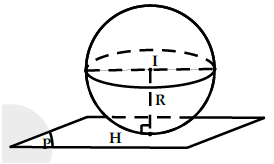 Vị trí tương đối giữa mặt cầu và mặt phẳng
