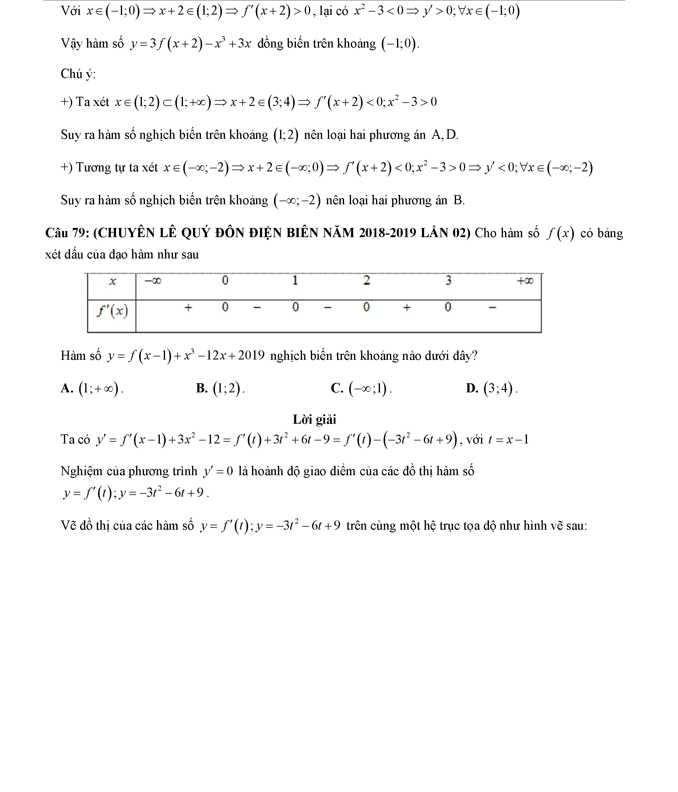 Các dạng toán về tính đơn điệu của hàm số 53
